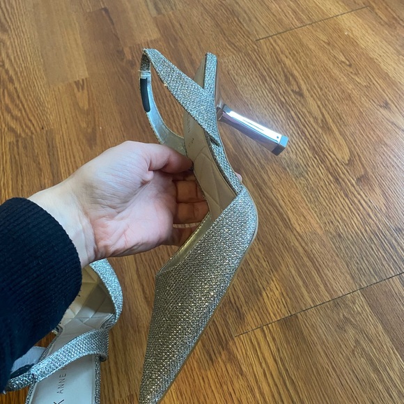 Brand new silver sling back heels - Picture 9 of 10